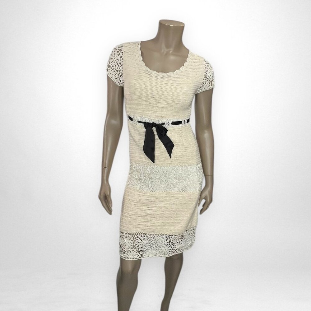 NWT LILLY PULITZER Small Rita Dress‎ in Vanilla Crochet Summer Bridal